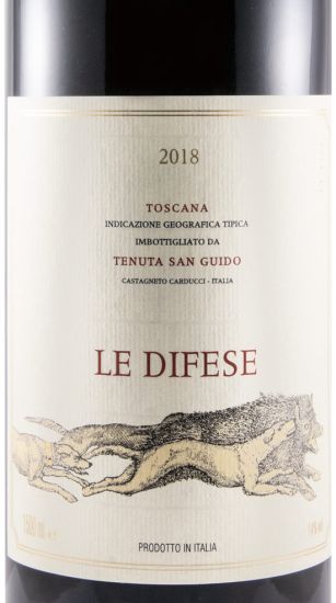 2018 Tenuta San Guido Le Difese Toscana red 1.5L