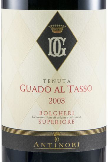2003 Tenuta Guado al Tasso Bolgheri Superiore tinto