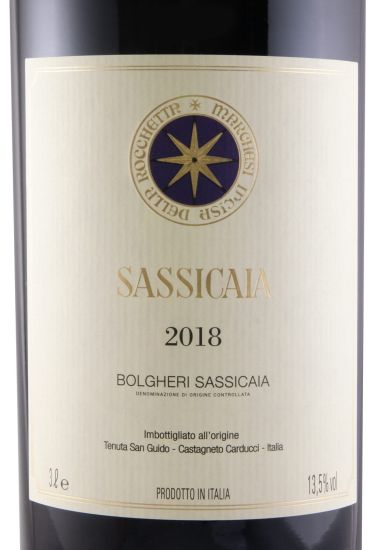 2018 Tenuta San Guido Sassicaia Bolgheri tinto 3L