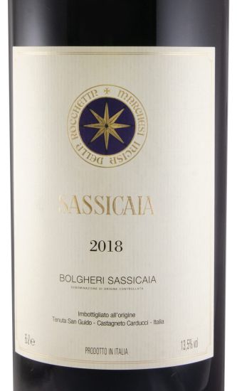 2018 Tenuta San Guido Sassicaia Bolgheri red 6L