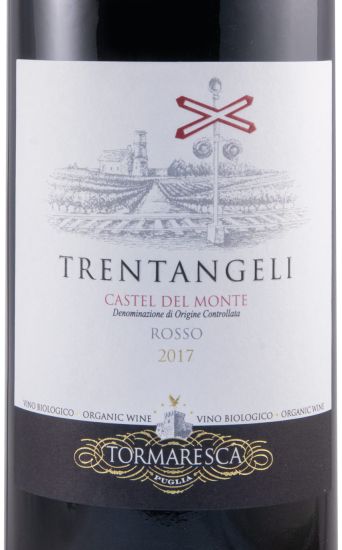 2017 Tormaresca Trentangeli Castel del Monte biológico tinto