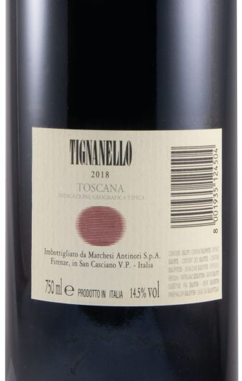 2018 Tignanello red