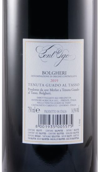 2019 Tenuta Guado al Tasso Cont'Ugo Bolgheri tinto