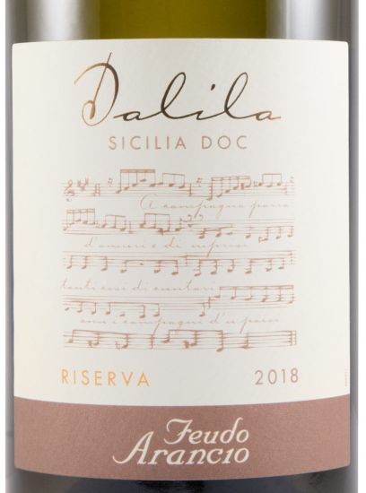 2018 Feudo Arancio Dalila Riserva white
