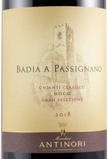 2018 Badia a Passignano Chianti Classico Gran Selezione tinto