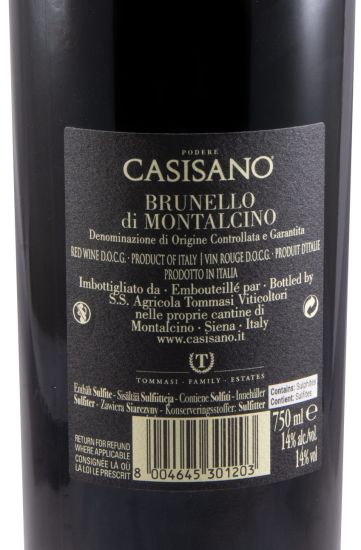 2016 Casisano Brunello di Montalcino tinto