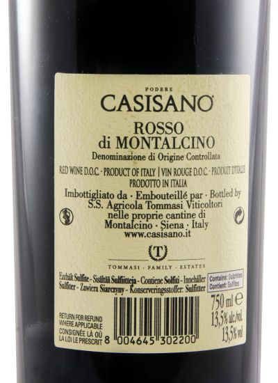2019 Casisano Rosso di Montalcino tinto