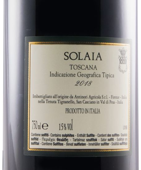 2018 Solaia tinto