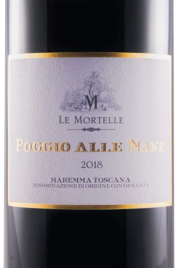 2018 Le Mortelle Poggio alle Nane Maremma Toscana tinto
