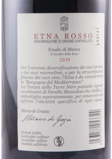 2019 Tenuta delle Terre Nere Etna Feudo di Mezzo Sicilia tinto