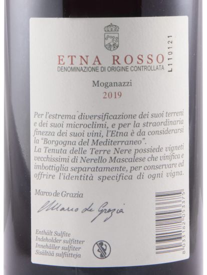 2019 Tenuta delle Terre Nere Etna Moganazzi Sicilia tinto