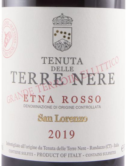 2019 Tenuta delle Terre Nere Etna San Lorenzo Sicilia tinto