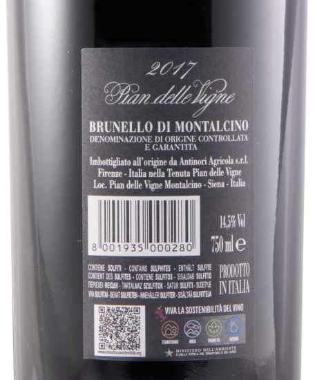 2017 Pian delle Vigne Brunello di Montalcino tinto
