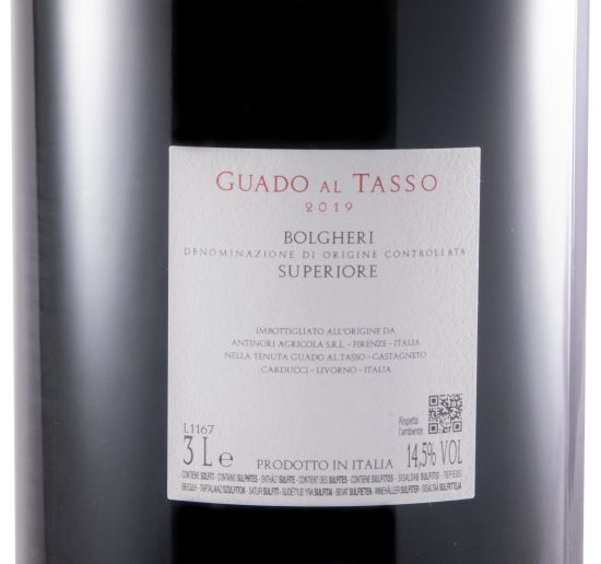 2019 Tenuta Guado al Tasso Bolgheri Superiore tinto 3L