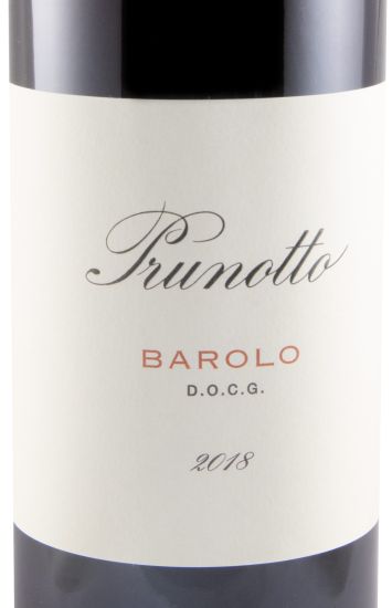 2018 Prunotto Barolo red