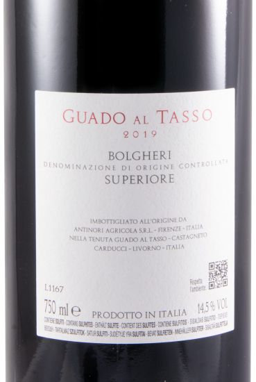 2019 Tenuta Guado al Tasso Bolgheri Superiore tinto