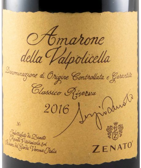2016 Zenato Amarone della Valpolicella Classico Riserva red 1.5L