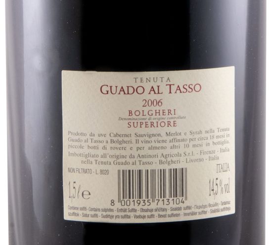 2006 Tenuta Guado al Tasso Bolgheri Superiore tinto 1,5L