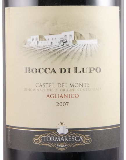 2007 Tormaresca Bocca di Lupo Aglianico Castel del Monte red 1.5L