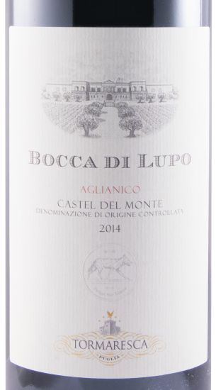 2014 Tormaresca Bocca di Lupo Aglianico Castel del Monte organic red