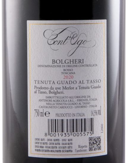 2020 Tenuta Guado al Tasso Cont'Ugo Bolgheri tinto