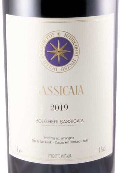 2019 Tenuta San Guido Sassicaia Bolgheri tinto 1,5L