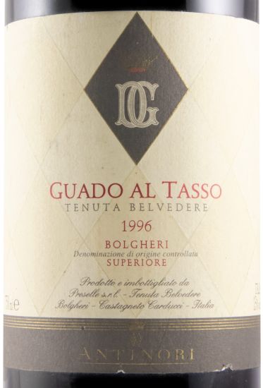 1996 Tenuta Guado al Tasso Bolgheri Superiore tinto