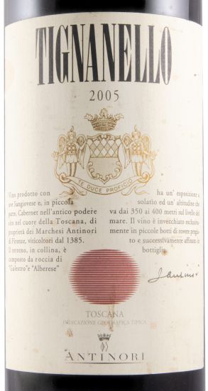 2005 Tignanello tinto