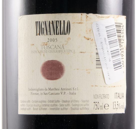 2005 Tignanello tinto