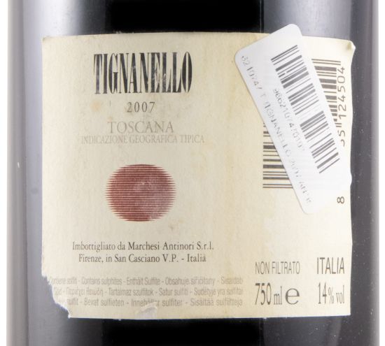 2007 Tignanello red