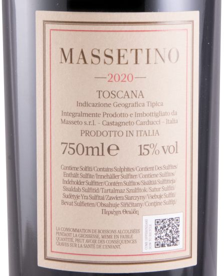 2020 Massetino tinto