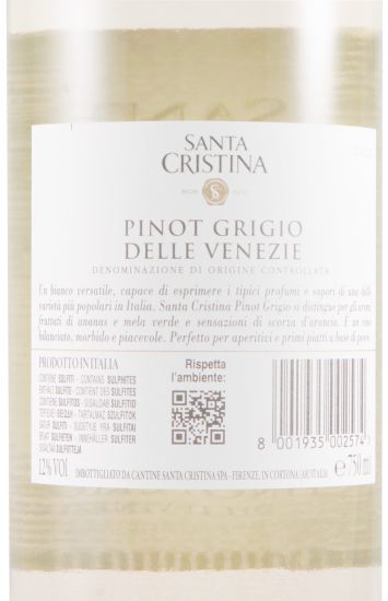 2022 Santa Cristina Pinot Grigio branco