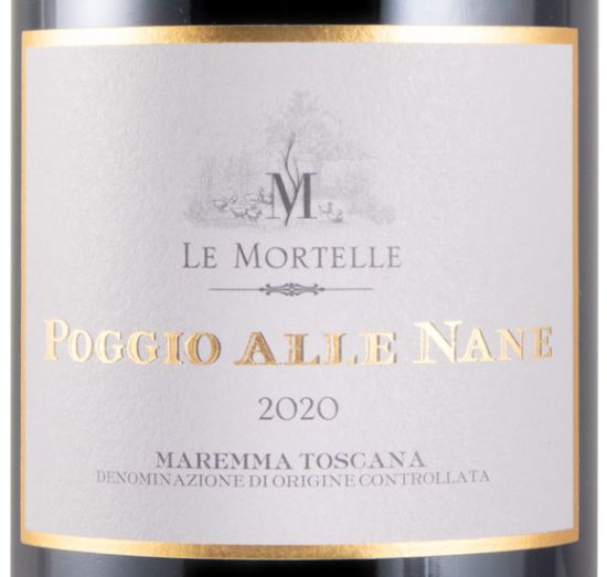 2020 Le Mortelle Poggio alle Nane Maremma Toscana tinto