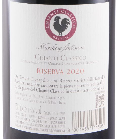2020 Marchese Antinori Chianti Classico Riserva tinto