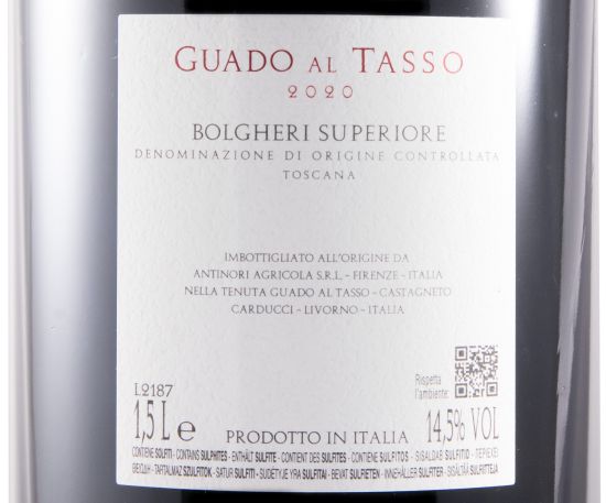 2020 Tenuta Guado al Tasso Bolgheri Superiore tinto 1,5L
