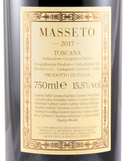 2017 Masseto tinto
