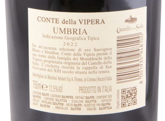 2022 Castello della Sala Conte della Vipera branco