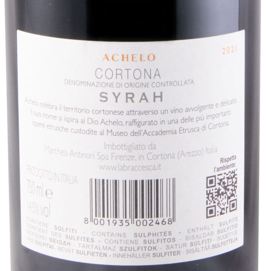 2021 La Braccesca Achelo Syrah Cortona tinto