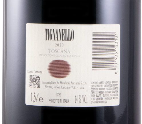 2020 Tignanello red 1.5L