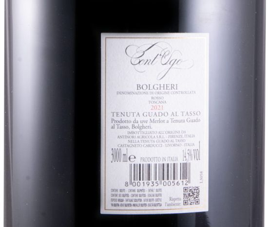 2021 Tenuta Guado al Tasso Cont'Ugo Bolgheri red 3L