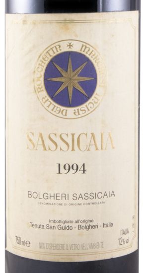 1994 Tenuta San Guido Sassicaia Bolgheri tinto