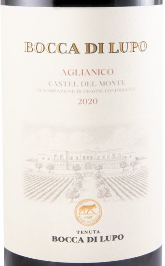 2020 Tormaresca Bocca di Lupo Aglianico Castel del Monte biológico tinto