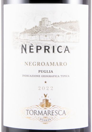 2022 Tormaresca Nèprica Negroamaro red