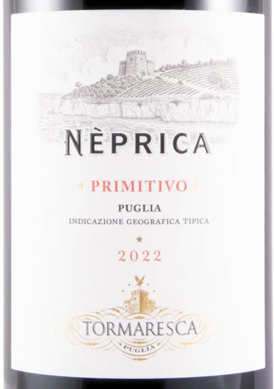 2022 Tormaresca Nèprica Primitivo tinto