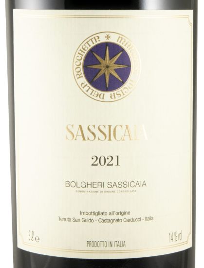 2021 Tenuta San Guido Sassicaia Bolgheri tinto 3L
