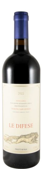 2022 Tenuta San Guido Le Difese Toscana red (damaged label)