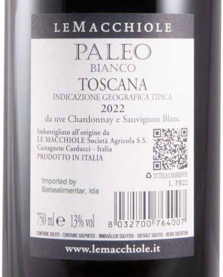 2022 Le Macchiole Paleo branco