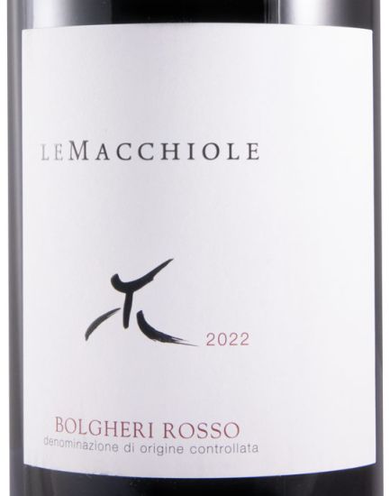 2022 Le Macchiole Bolgheri tinto 1,5L