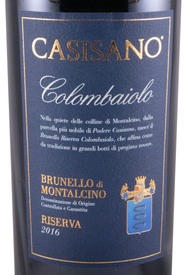 2016 Casisano Colombaiolo Brunello di Montalcino Riserva tinto