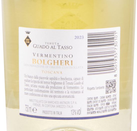 2023 Tenuta Guado al Tasso Vermentino Bolgheri branco